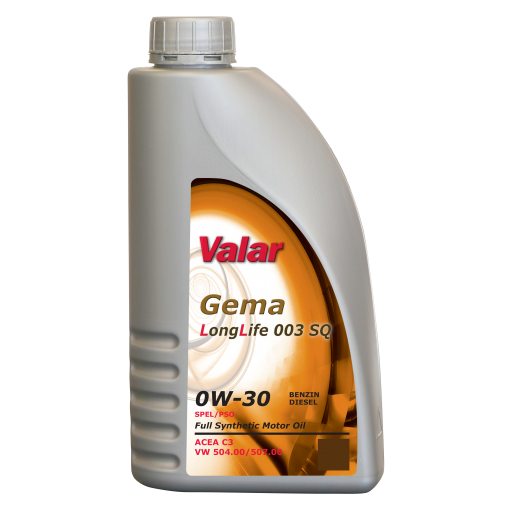 Motorový olej Valar Gema LongLife 003 SQ